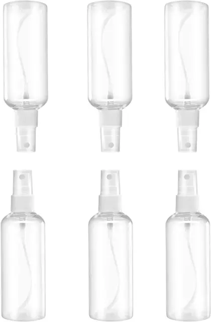 Spray Bottles 6 Pcs, Refillable Cosmetic Spray Bottles, Small Refillable Liquid