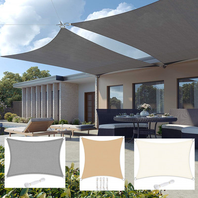 Woltu WOLTU Voile d'ombrage Respirante en HDPE/PES Toile d'ombrage Protection Solaire 
