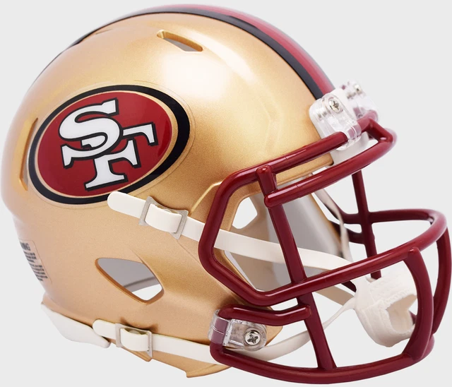SAN FRANCISCO 49ers NFL Riddell THROWBACK Speed Mini Football Helmet