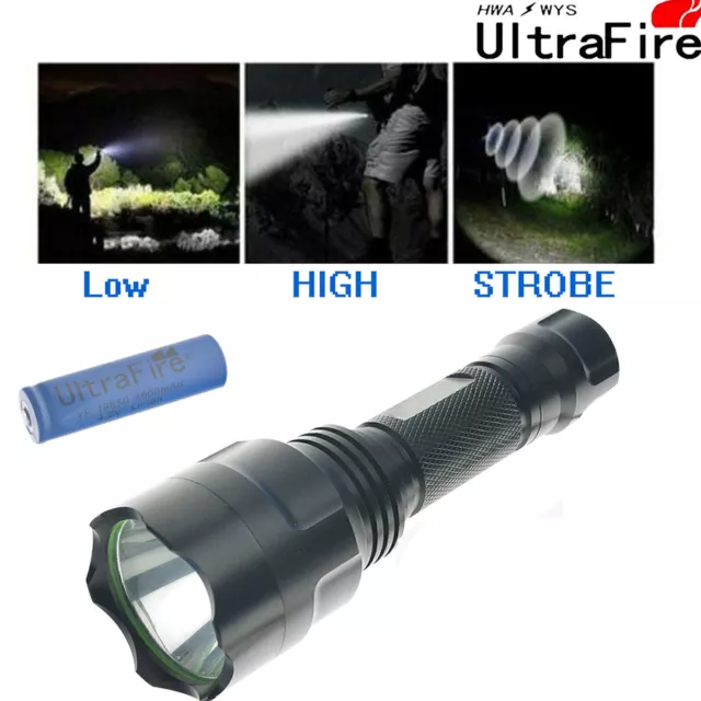 Ultra Bright XHP50 LED Taschenlampe Wiederaufladbare 5Modes Zoom Taschenlampe