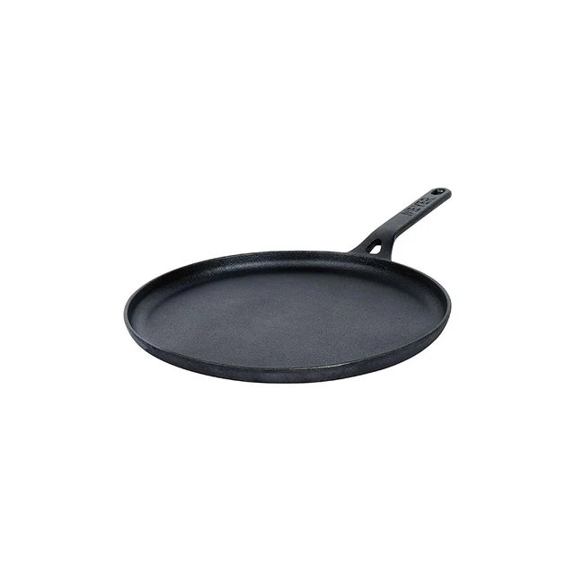 HAWKINS Gusseisen Tava/Tawa 24 Cm | Für Roti, Chapati, Natürlich Antihaftbeschichtet