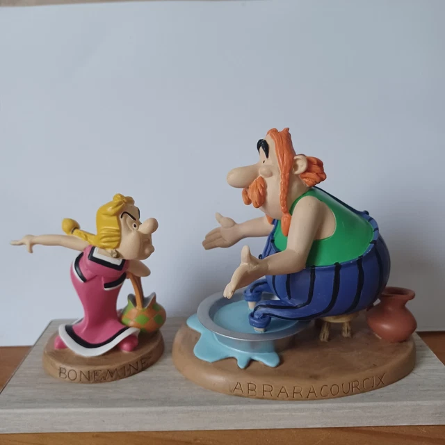 ASTÉRIX - ANCIENNE Collection statuette résine Plastoy- Bonemine-Neuve-Fascicule EUR 13,90