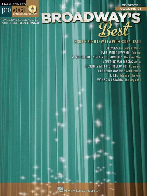 Broadway's Best (2008) | Pro Vocal Men's Edition Volume 51 | Pro Vocal