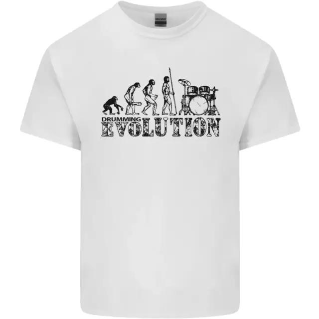 Evolution Of Batteria Uomo Cotone T-Shirt