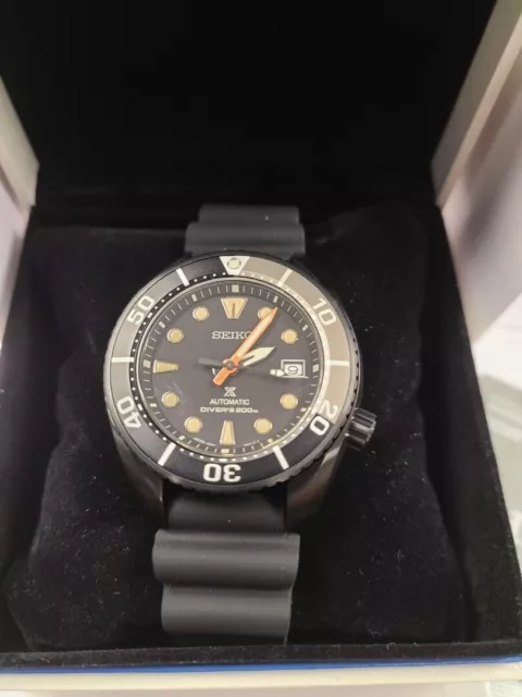 Nuevo buzos SEIKO Prospex Sumo serie negra SPB125J1 SBDC095 Japón edición limitada