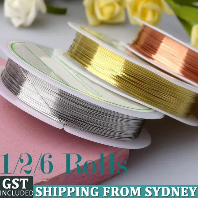 1/6 Roll Beading Wire Jewelry Making Wire Handmade Craft Cord String DIY Jewelry