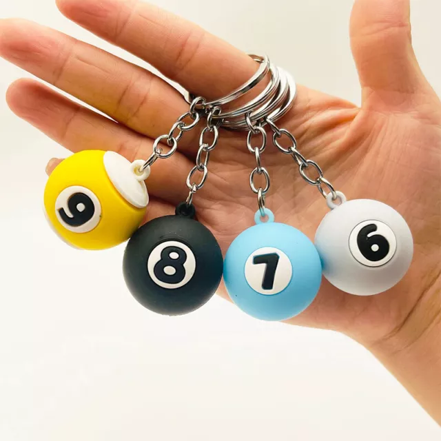 Fashion Creative Mini Balls Keychain Cute Keyring Exquisite Bag Charm Decoration