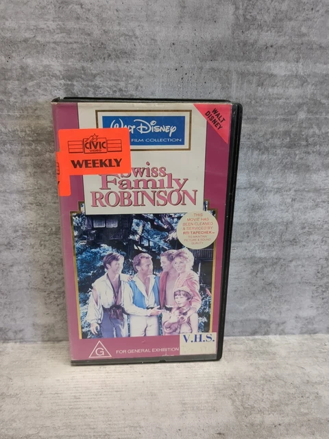 SWISS FAMILY ROBINSON VHS Movie Video Cassette Tape $21.50 - PicClick AU