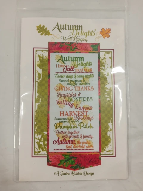 Colgante de pared de delicias de otoño de Janine Babich