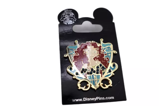 Disney Princess Merida-Brave Princess-Jeweled Crest Pin