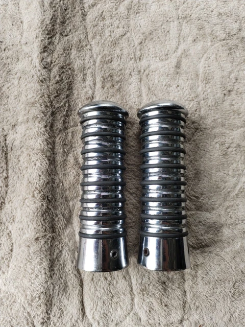 Manopole Moto Universali 25mm In TPU - Stile Vintage Per Manubri, Nero - Foto 3