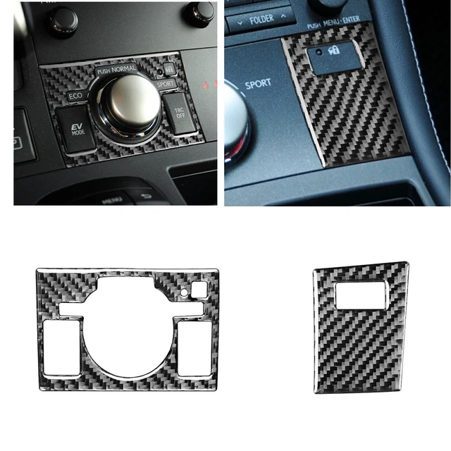 2 pz pannello console centro auto rivestimento modalità sport per Lexus CT200h 2011-2017