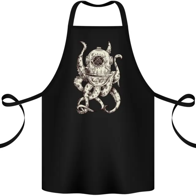 Steampunk Octopus Kraken Cthulhu Cotton Apron 100% Organic