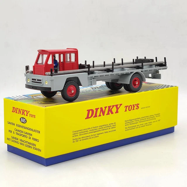 1/43 Atlas Dinky Toys 885 CAMION SAVIEM S7 PORTE-FER Ring iron Diecast Car Model
