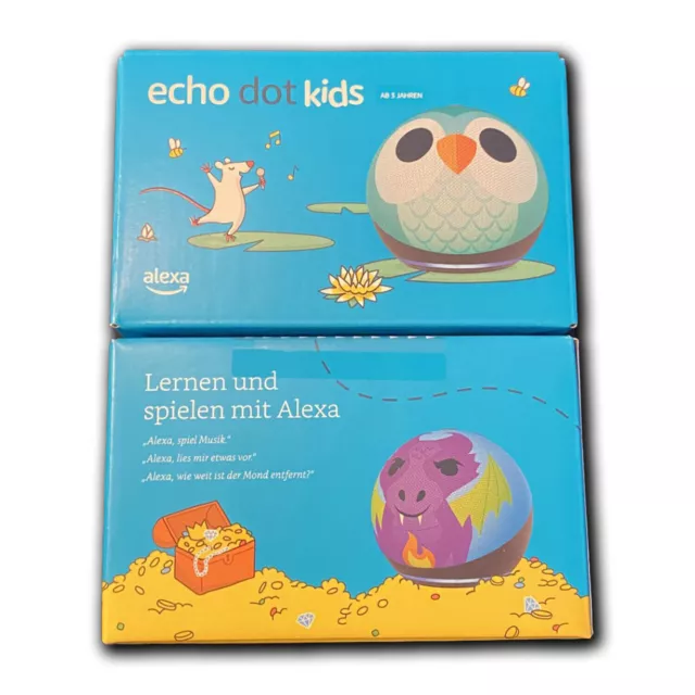 Amazon Echo Dot Kids 5. Generation Eule Alexa Smart Lautsprecher OVP