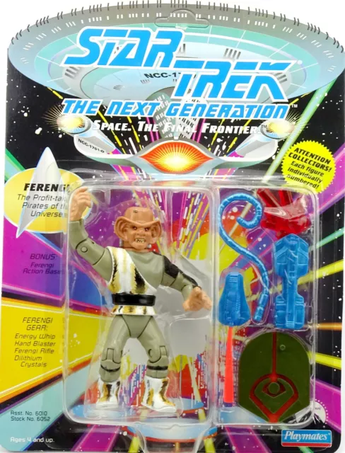 STAR TREK THE NEXT GENERATION FERENGI 4,5" /ca. 12cm ACTIONFIGUR PLAYMATES