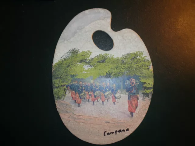 Militaria - Régiment de Zouaves - Fanfare - Huile sur Carte Postale - 1870 / WWI