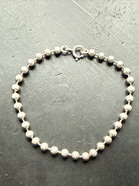Bracelet Gourmette Ancien En Argent Massif 925 - Maille Chaîne Avec Pièces De Monnaie