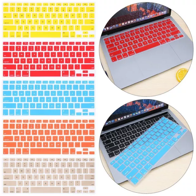 Pro Air 13" 15" 17" Silicone Candy Colors For Apple Macbook Pro Air 13" 15" 17"