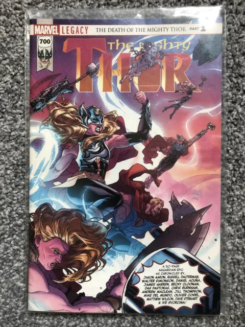THE MIGHTY THOR #700 JANE FOSTER - JASON AARON (Marvel, First Print) Dec 18 NM