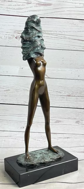 Carne Bronce Desnuda Niña Estatuillas Estatuas Figuras De Mario Nick Lost Arte