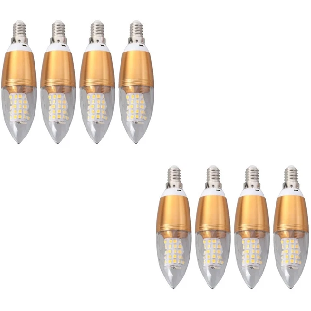 8 teile / satz E14 85-265V 12W LED Kerzenlampen variable licht