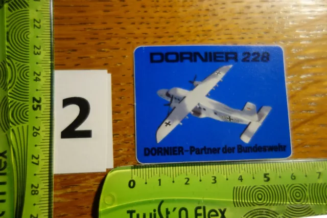 Alter Aufkleber Militär Bundeswehr Flugzeug DORNIER 228