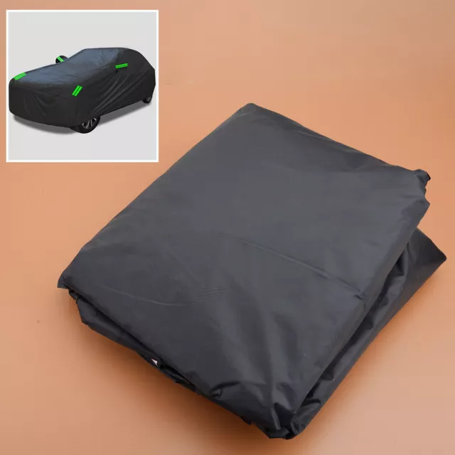 Heavy Duty Waterproof Full Car Cover All Weather Protection Outdoor Dustproof