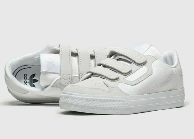 Adidas Originals Continental Ragazzi Ragazze Scarpe Scarpe Da Ginnastica Junior Bambini Sneakers Pe