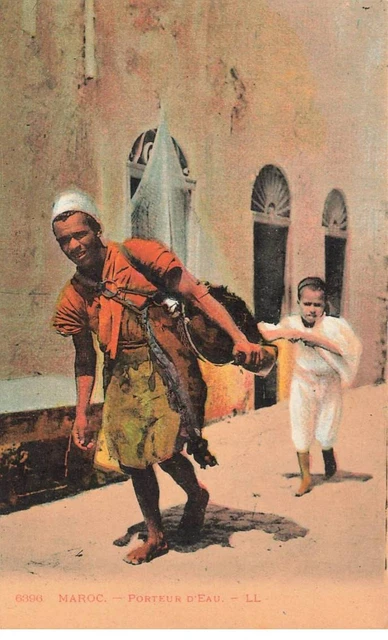 Maroc #Mk44128 Porteur D Eau