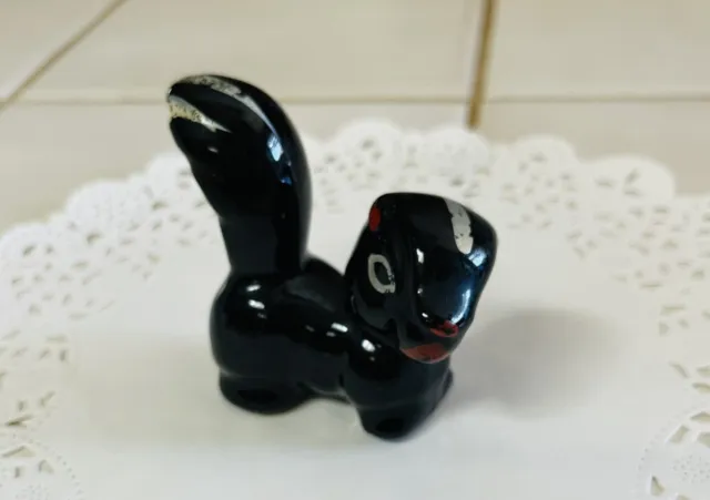 Skunk Baby Figurine By Redware Pottery Kitsch MC Japan