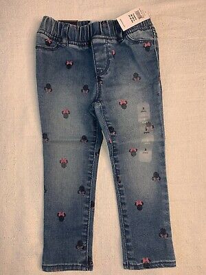Babygap Disney Minnie Mouse Print Jeans With Washwel 3 years