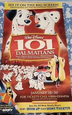 WALT DISNEY 101 Dalmatians Exclusive to the El Capitan Theatre card for ...