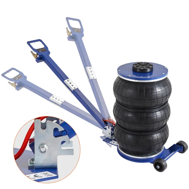 VEVOR TRIPLE BAG Air Jack 5 Ton/11000 lbs Pneumatic Jack for Car SUV