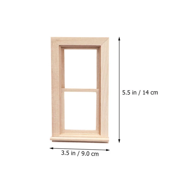 1 Set Holz Schöne Dekorative Fenster Modell Kinder Spielzeug Für Kinder Decor 3