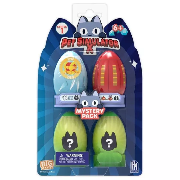 IN STOCK: Roblox Pet Simulator X: Mystery Pets Pack - Edição limitada –  PPJoe Pop Protectors