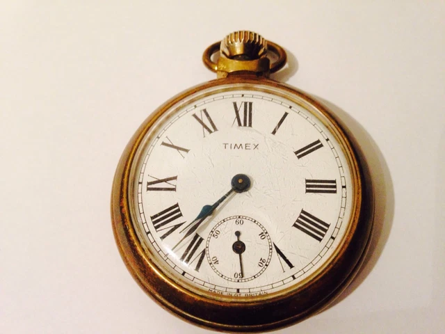 VINTAGE TIMEX POCKET watch PicClick UK