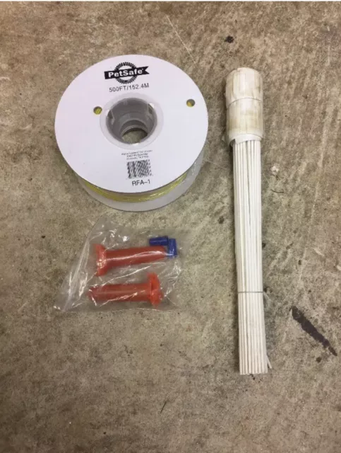 Inground/ underground Dog Fence Boundary Wire & Flag and Splice Kit  Pet Safe