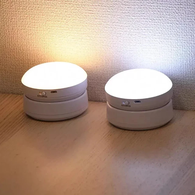 PIR MOTION SENSOR Night Light 360° Rotating LED Wall Lamp
