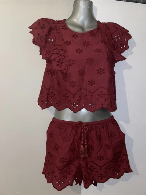 age 9 years next girls 2 piece summer co-ord set shorts and top