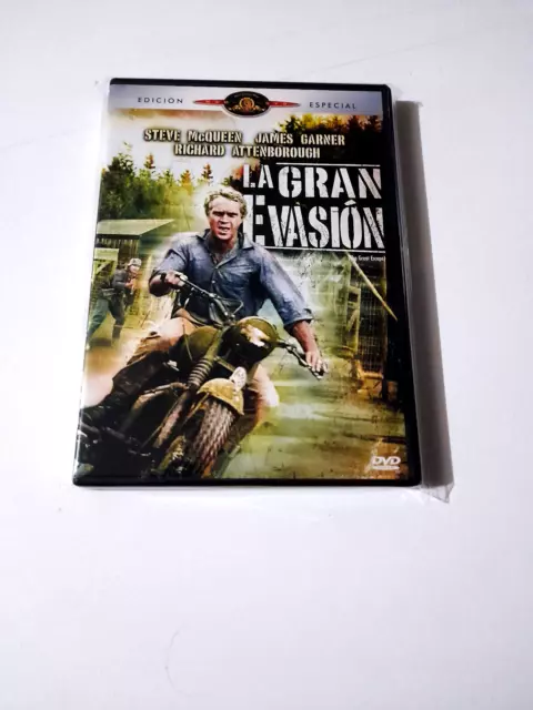 DVD "LA GRAN EVASION" COMO NUEVO EDICION ESPECIAL STEVE McQUEEN JOHN STURGES