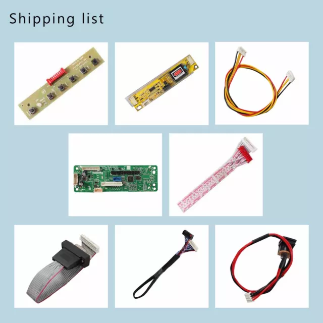 For 12.1 inch 800x600 LB121S03-TL01 LVDs 20 pins LCD Screen VGA Controller Board 3