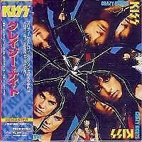 Kiss Crazy Nights CD Japan Mercury 1998 remastered CD in card sleeve with promo