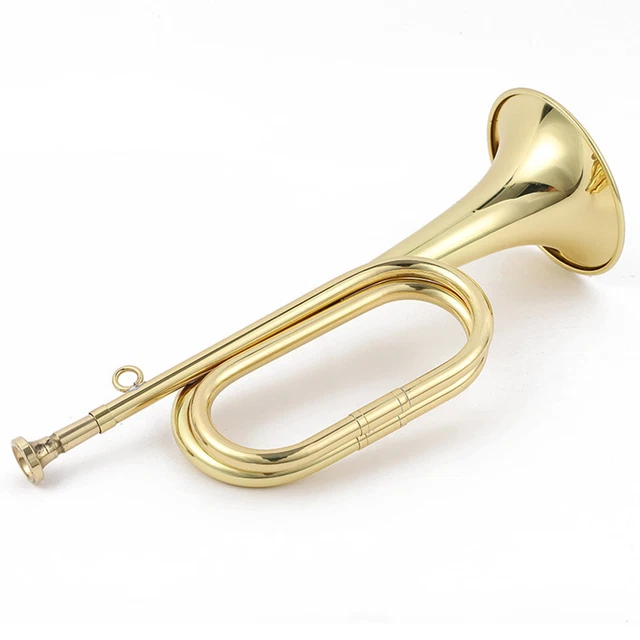 Easy-to-Play Trumpet With Exquisite And Distinctive Bugle Calls Gold Durable
