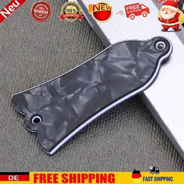 2 Löcher Aluminiumlegierung Guitar Truss Rod Cover Glockenform passend für e-Git