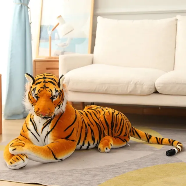 Large Giant Wild Brown Tiger Teddy Soft Plush Stuffed Animal Cuddly Toy