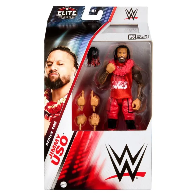 WWE Elite Series 106 JIMMY USO Action Figure Mattel Wrestling NEW 2024