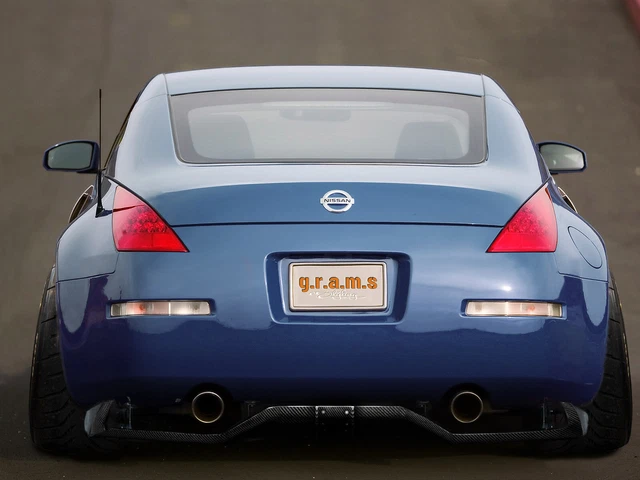 Voltex Style Rear Diffuser VOLTEX STYLE REAR Diffuser / Undertray for Nissan 350z Z33 Fairlady v9 ...