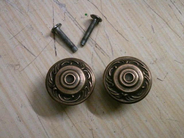 BOUTON DE MEUBLE laiton ancien EUR 10,00 - PicClick FR