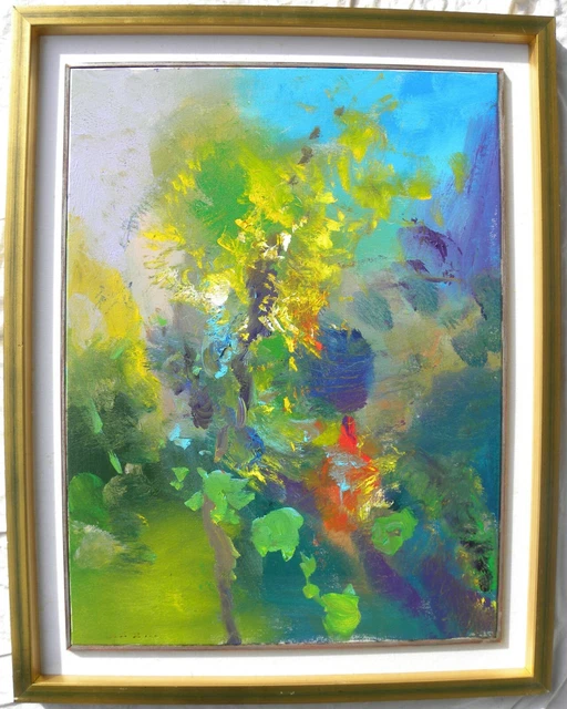 Ernesto TRECCANI (Milano 1920-2009) MIMOSA OLIO su TELA cm 80x60 anno 1997